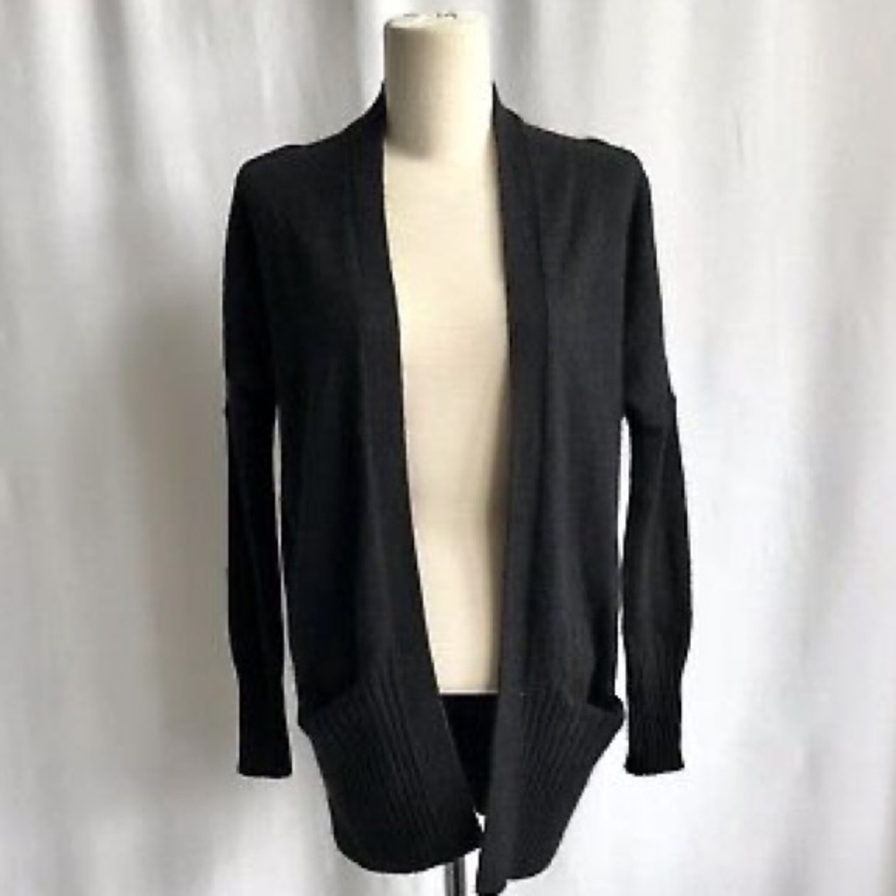Aritzia Black Long Cardigan